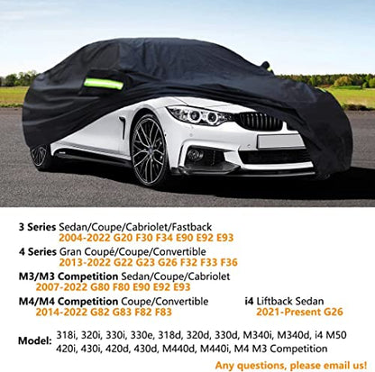 Upgraded Waterproof Custom Car Cover Compatible with BMW 3 Series M3