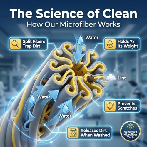 Microfiber Towels for Cars (3 Count)
