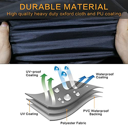 UTV Cover Waterproof Heavy Duty Oxford Cloth All Weather Protection Covers 2