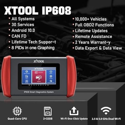 IP608 Full System OBD2 Scanner Diagnostic Tool