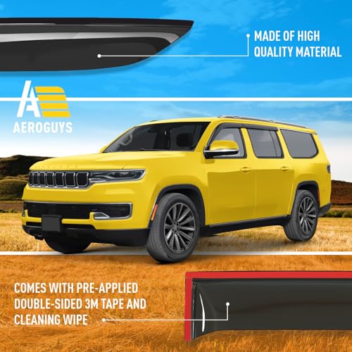 Extra Durable Window Deflectors Tape (4 Count)