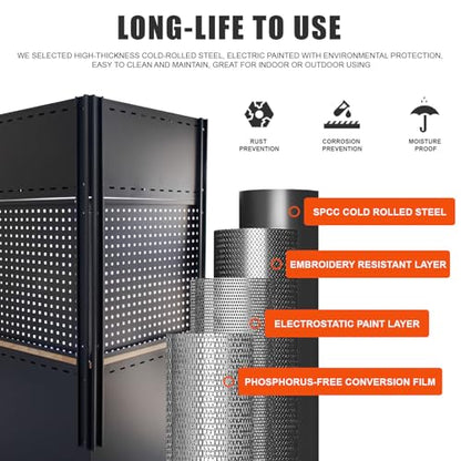Gray Garage Storage Cabinet System 9