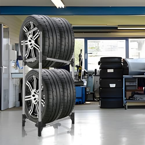 Tire Rack Tire Storage Rack Stand Garage Storage Shelf Organizer