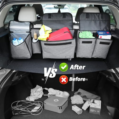 Deluxe Trunk and Backseat Organizer for Medium or Large Size SUVs & RVs