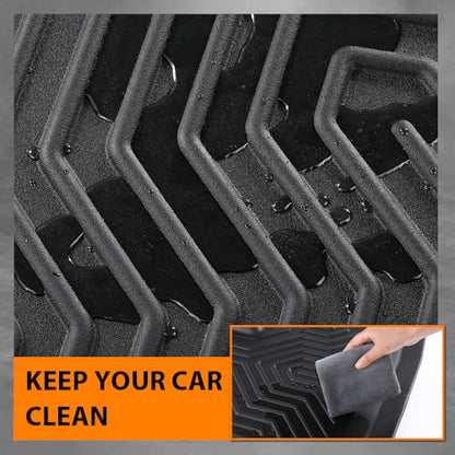 TPE Floor Mats Fit Ford F150 Supercab 2015