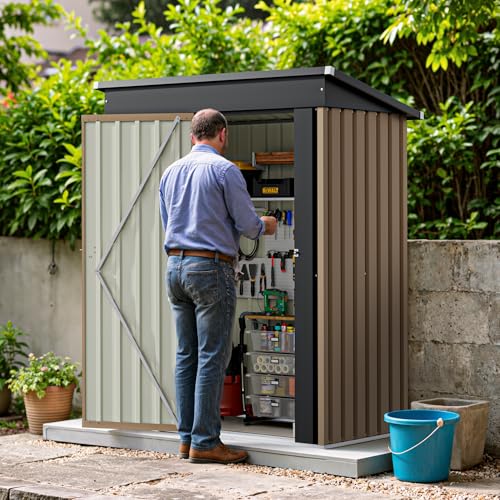 5×3FT Outdoor Storage Shed