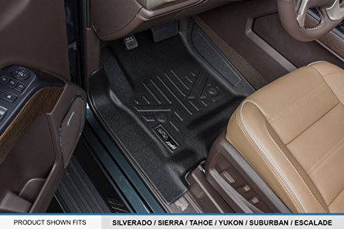 Custom Floor Mats 2 Row Liner Set Compatible with 2015