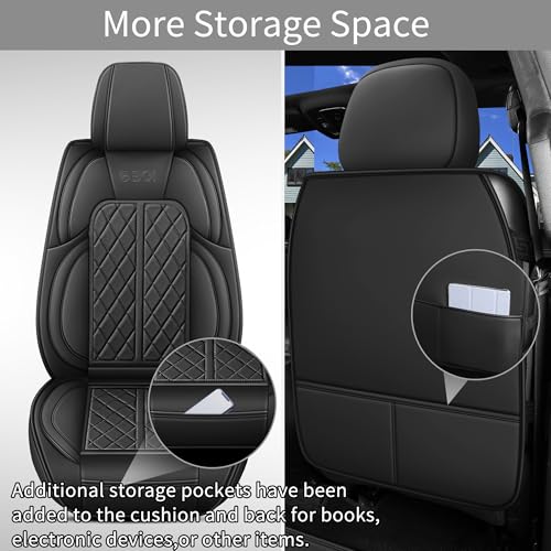 Car Seat Cover Custom Fit for Dodge Ram 1500 2500 3500 2002 (2 Count)