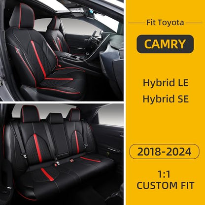 Custom Camry Seat Covers for 2018