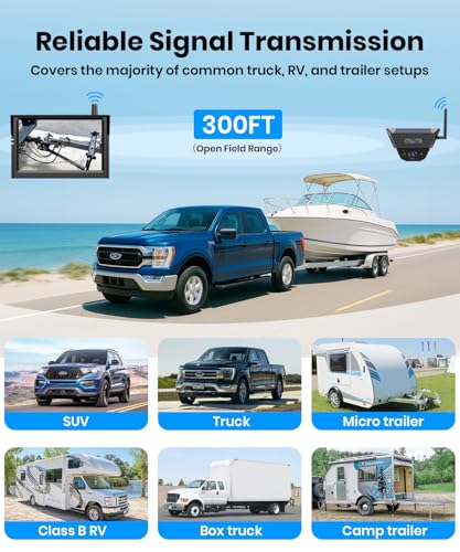 Wireless Backup Camera Solar Magnetic