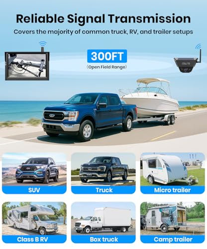 Wireless Backup Camera Solar Magnetic