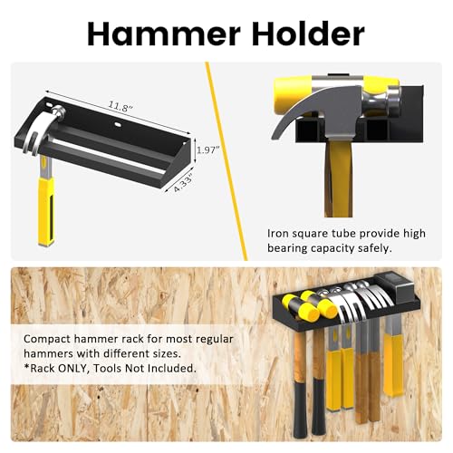 Wall Mount Hand Tool Storage Set