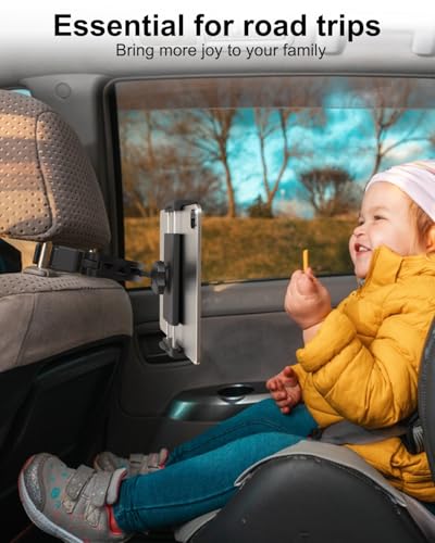 Car Headrest Tablet Holder for Backseat