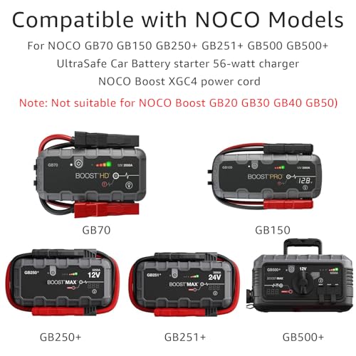 14V4A 56W Power Adapter Compatible with NOCO GB70 GB150 GB250+ GB251+ GB500 GB500+ Genius Boost Ultra Safe Lithium Jump Starter Battery XGC4 XGC Output Power Supply 56