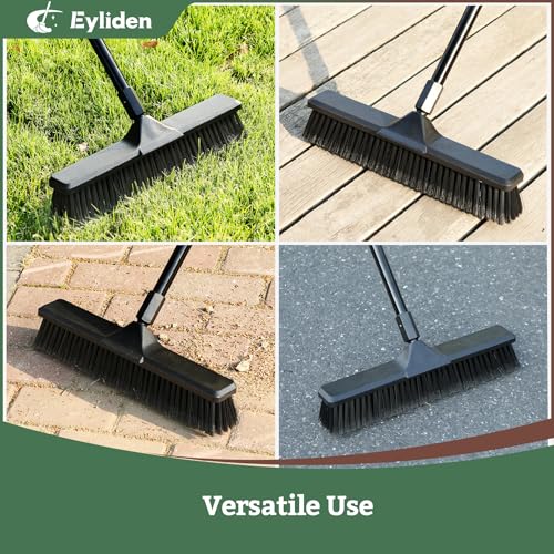18" Push Broom for Deck Driveway Patio Garage