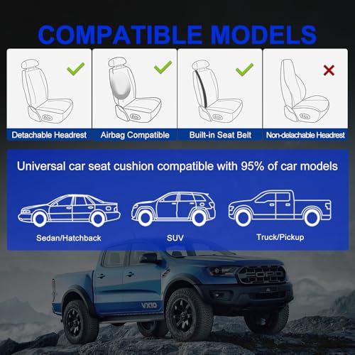 1 Pack Black Ventilated Cooling Mesh Car Seat Covers