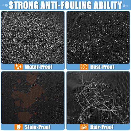 200 PCS Disposable Car Seat Covers Clear Plastic Vehicle Seat Protector