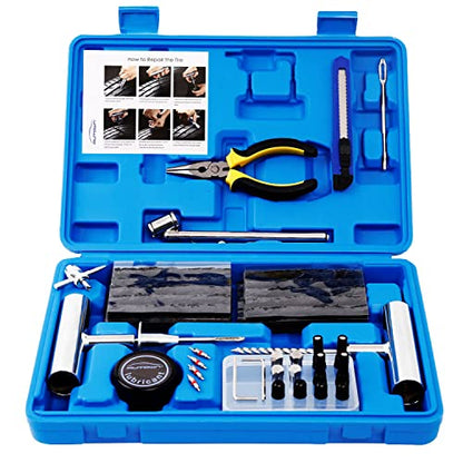 Flat Tire Repair Kit 68pcs
