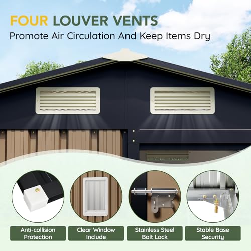 Outdoor Steel Storage Shed