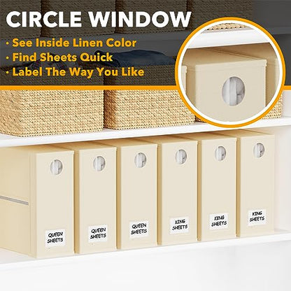 6 Pack Bed Sheet Organizers and Storage