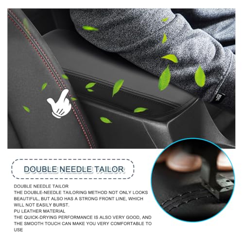 Armrest Console Cover Compatible with 2027 Chevy Bolt Center Console Cover Armrest Pad