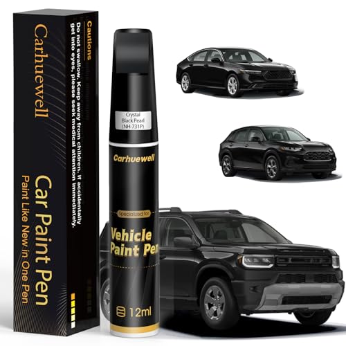 NH 731P Crystal Black Pearl Touch Up Paint Compatible with Honda