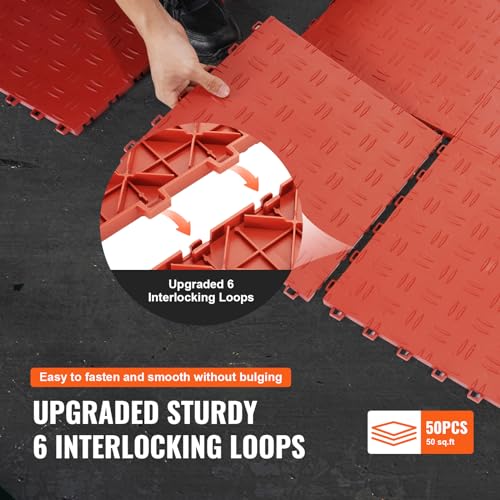 Garage Floor Tiles 12 x 12 x 0.53 inch