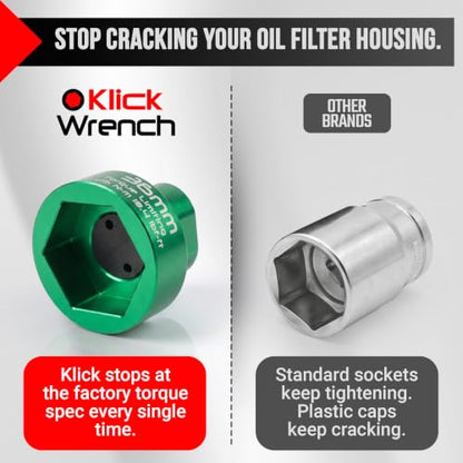 2 Stage 36mm Torque Limiting Oil Filter Wrench