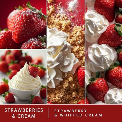 Strawberries & Cream Scented Wax Melts 10oz (10 Ounce)