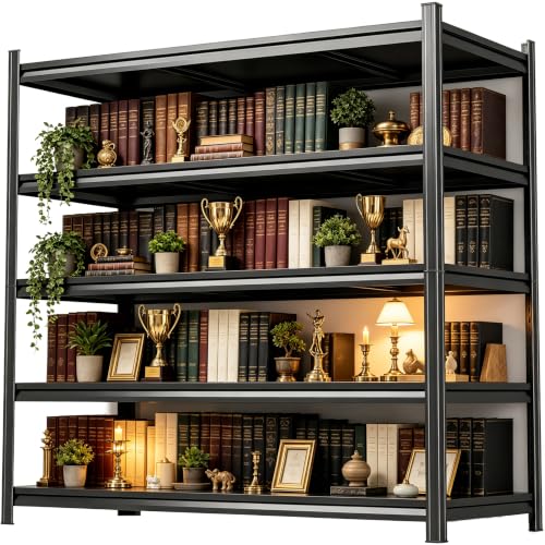 5 Tier Metal Bookshelf