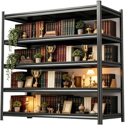 5 Tier Metal Bookshelf