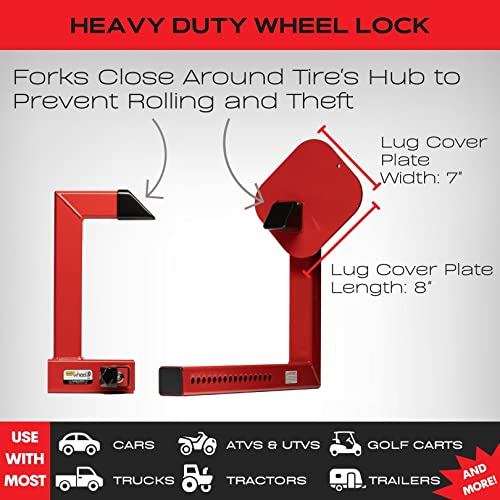 Equipment Lock Heavy Duty Wheel Lock