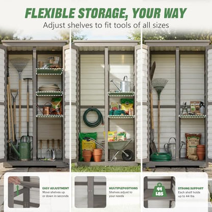 Outdoor Storage Cabinet Store More in Less Space