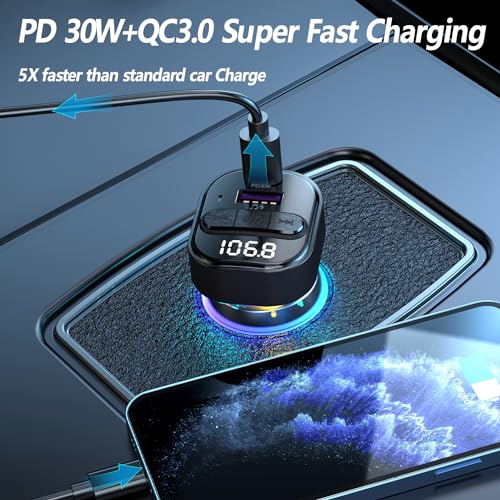 FM Transmitter Bluetooth Car Adapter