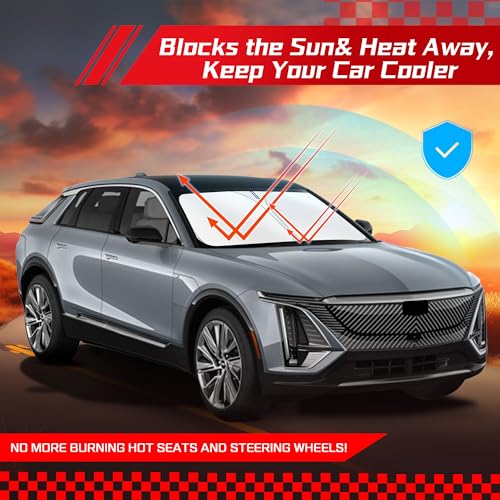 Windshield Sun Shade for Cadillac Lyriq Electric 2023