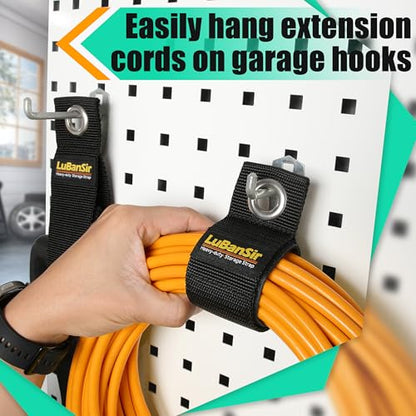 9 Pack 13“Extension Cord Holder Organizer for Organization (9 Count)