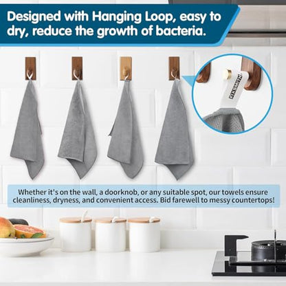 Grey Microfiber Cleaning Cloth (24 Count)