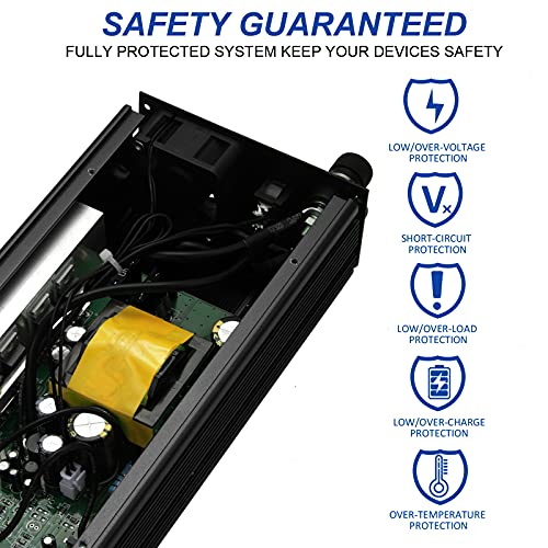 12V Inverter 750W Inverter 12V to 110V or Cars Trucks semi Trucks Various Vehicles with 2 AC Power outlets 2USB Ports