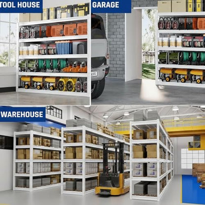 65" W Garage Shelving Heavy Duty
