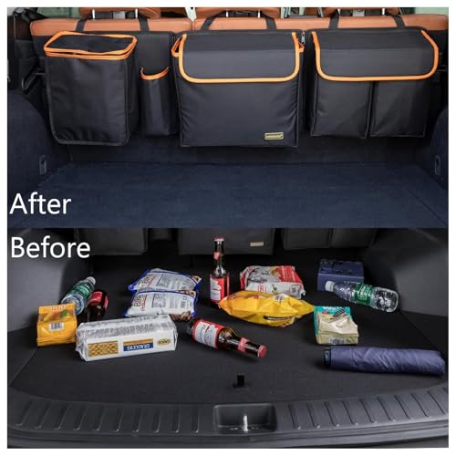 Deluxe Trunk and Backseat Organizer for Medium or Large Size SUVs & RVs