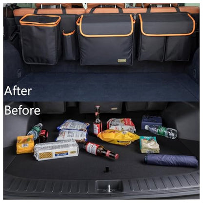 Deluxe Trunk and Backseat Organizer for Medium or Large Size SUVs & RVs