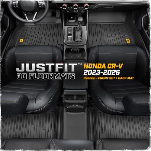 JustFit™ 3D Custom Fit Floor Mats for Honda CRV 2023
