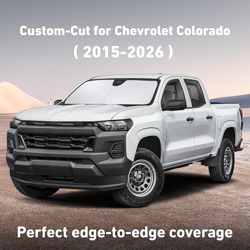 Windshield Sunshade Compatible for Chevrolet Colorado 2015