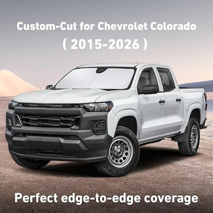 Windshield Sunshade Compatible for Chevrolet Colorado 2015