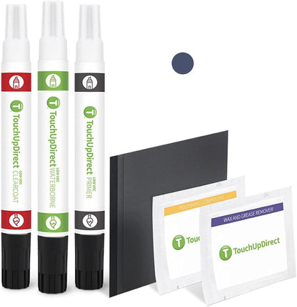 TouchUpDirect 8V5 Shoreline Blue Pearl Compatible with Toyota Exact Match Touch Up Paint Combo - Platinum Kit