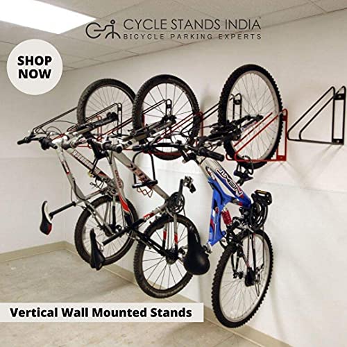 Wall Mount Vertical Bicycles Hanger for Home Space Saving Bicycle Rack Storage Mount for Garage or Home