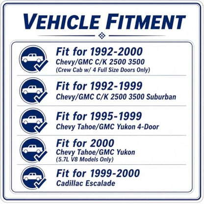 4PC Window Rain Guards fit 1995 (4 Count)