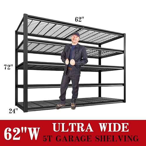 5 Tier Heavy Duty Garage Shelving