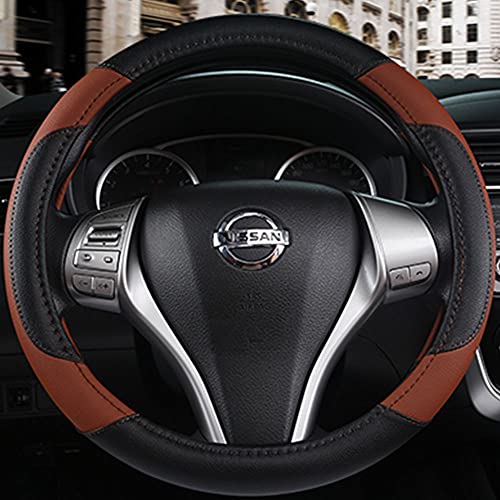 Leather Car Steering Wheel Cover