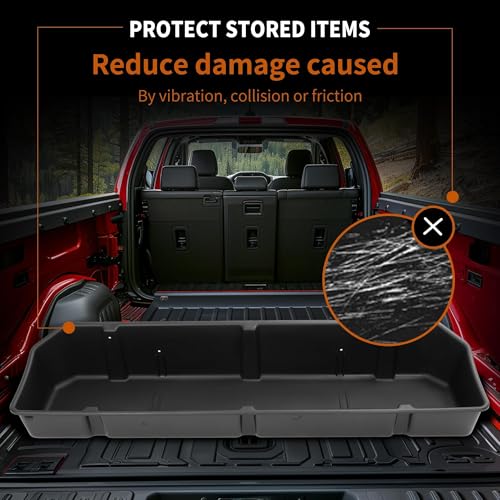 Full Size Truck Bed Storage Box Compatible with Ford Chevrolet GMC Dodge Ram Toyota Nissan Universal 55 Inch